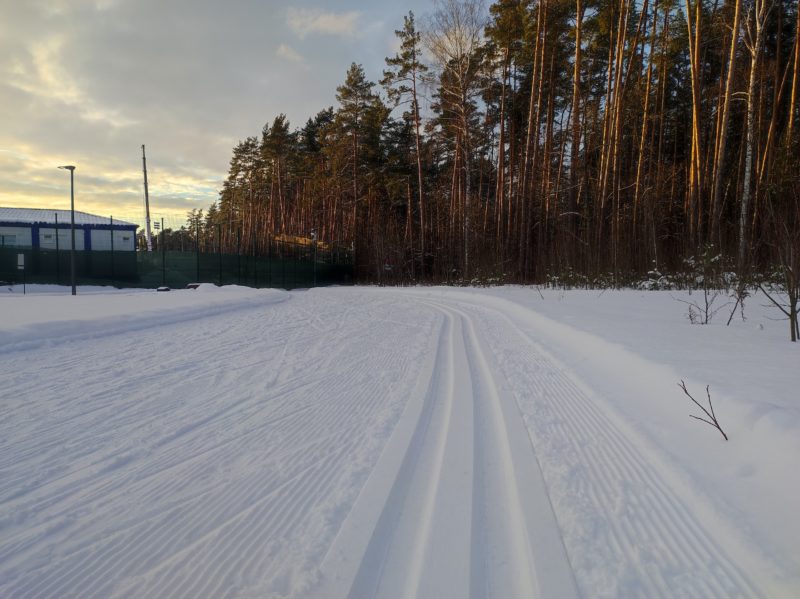 Дорожки в парке Парк Малевича, состояние на 7 февраля 2024 по отзыву, фото 3. 
